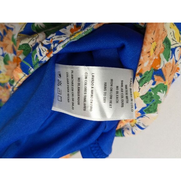 Anthropologie Mable Dress Womens Medium Floral Off-Shoulder Puff Sleeve - Picture 5 of 8